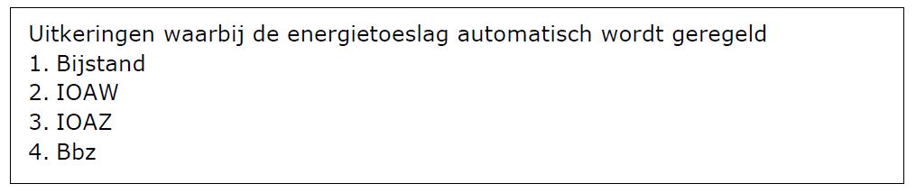 20220615 Recht op energietoeslag uitkeringen 